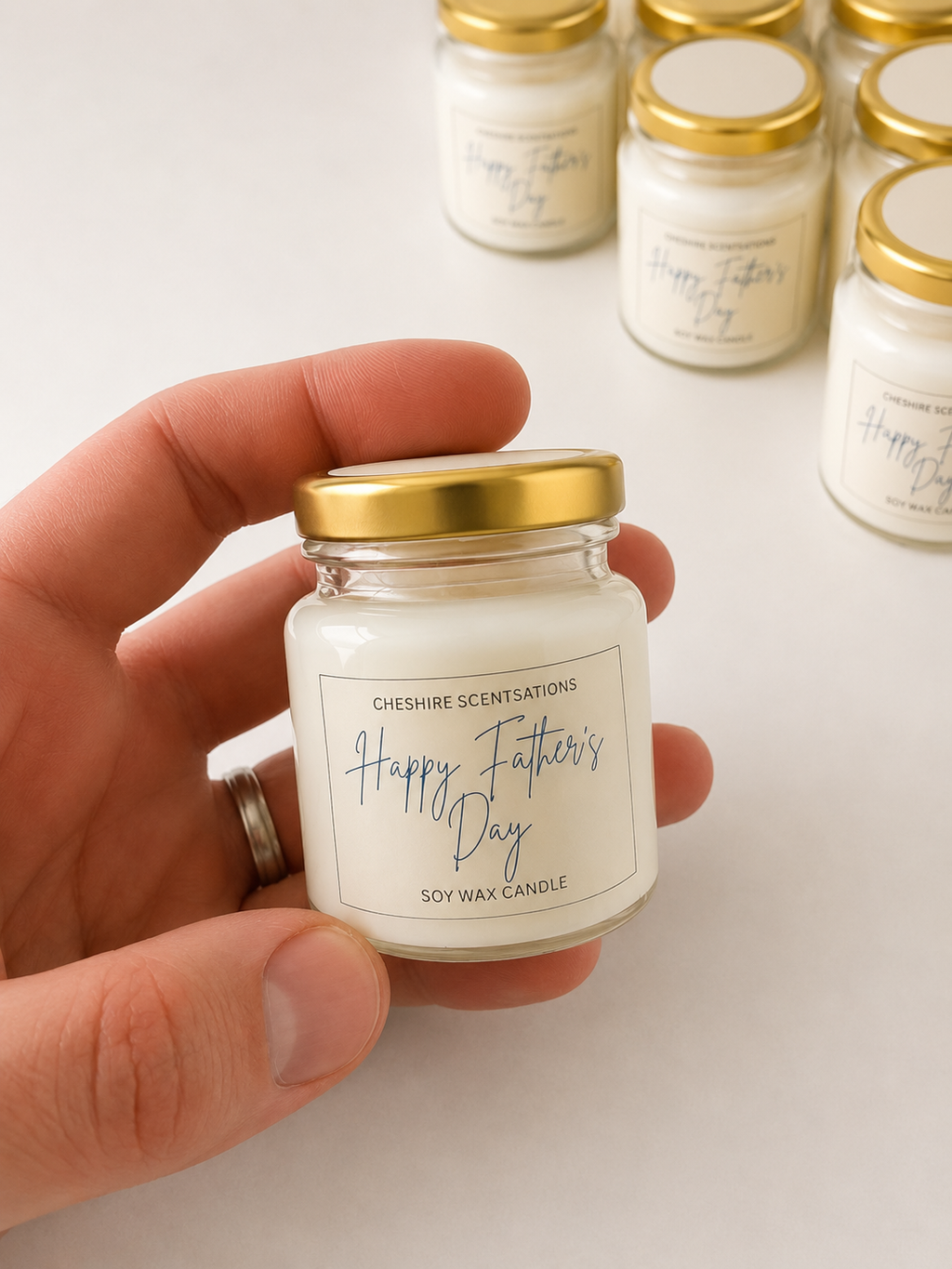 Personalised 50ml Mini Soy Wax Candles