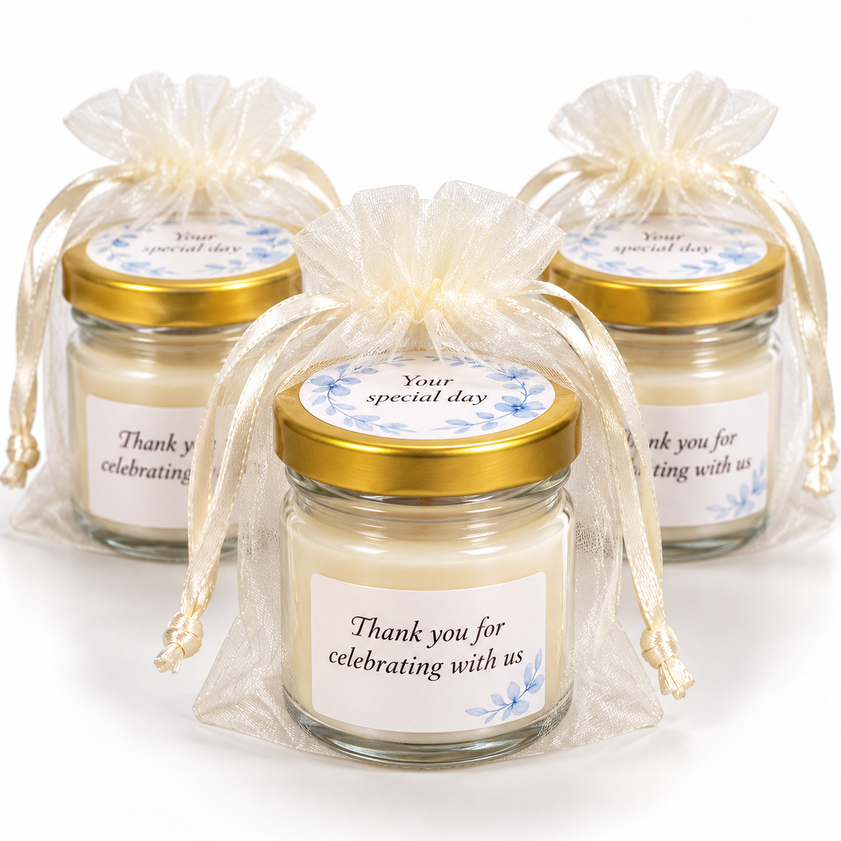 Personalised Mini Candle Favours 50ml