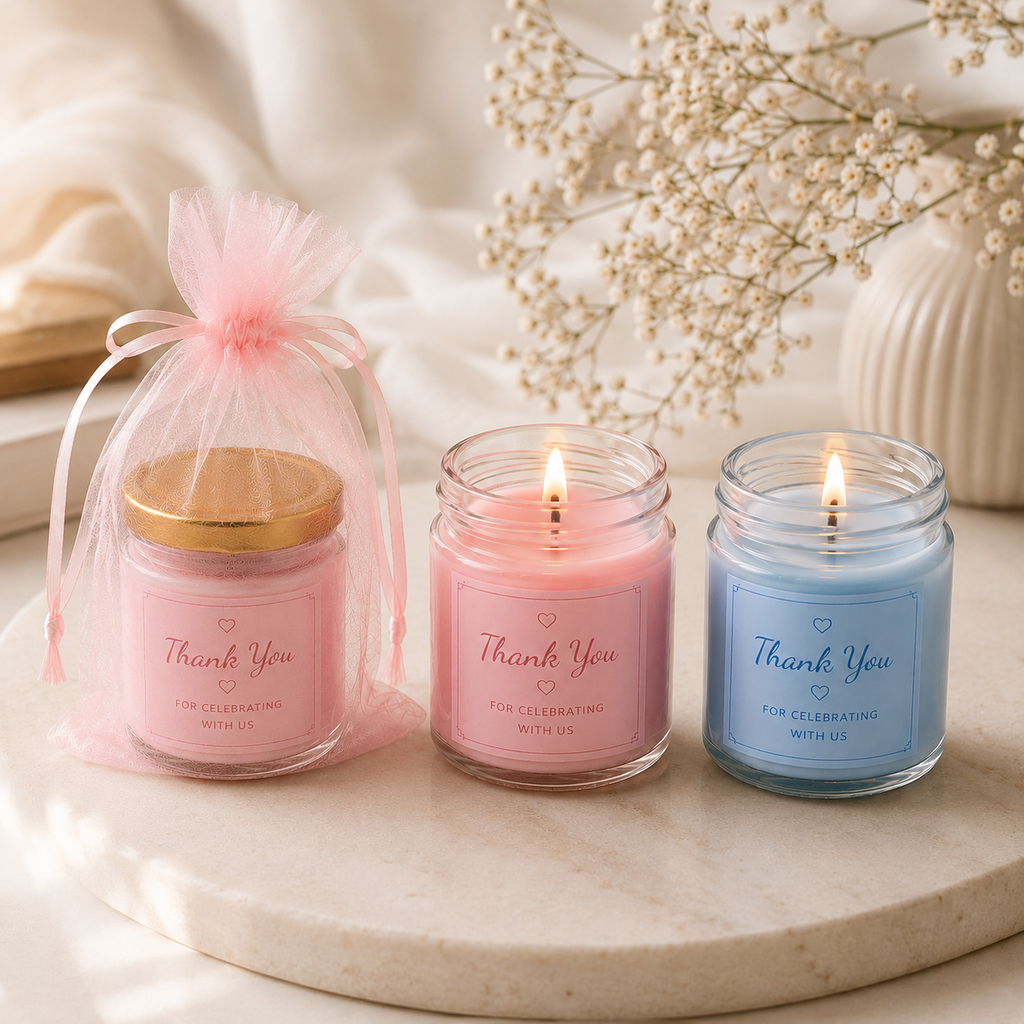 Personalised 50ml Mini Soy Wax Candles