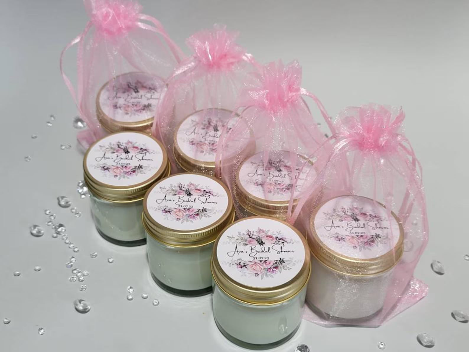 Personalised 50ml Mini Soy Wax Candles